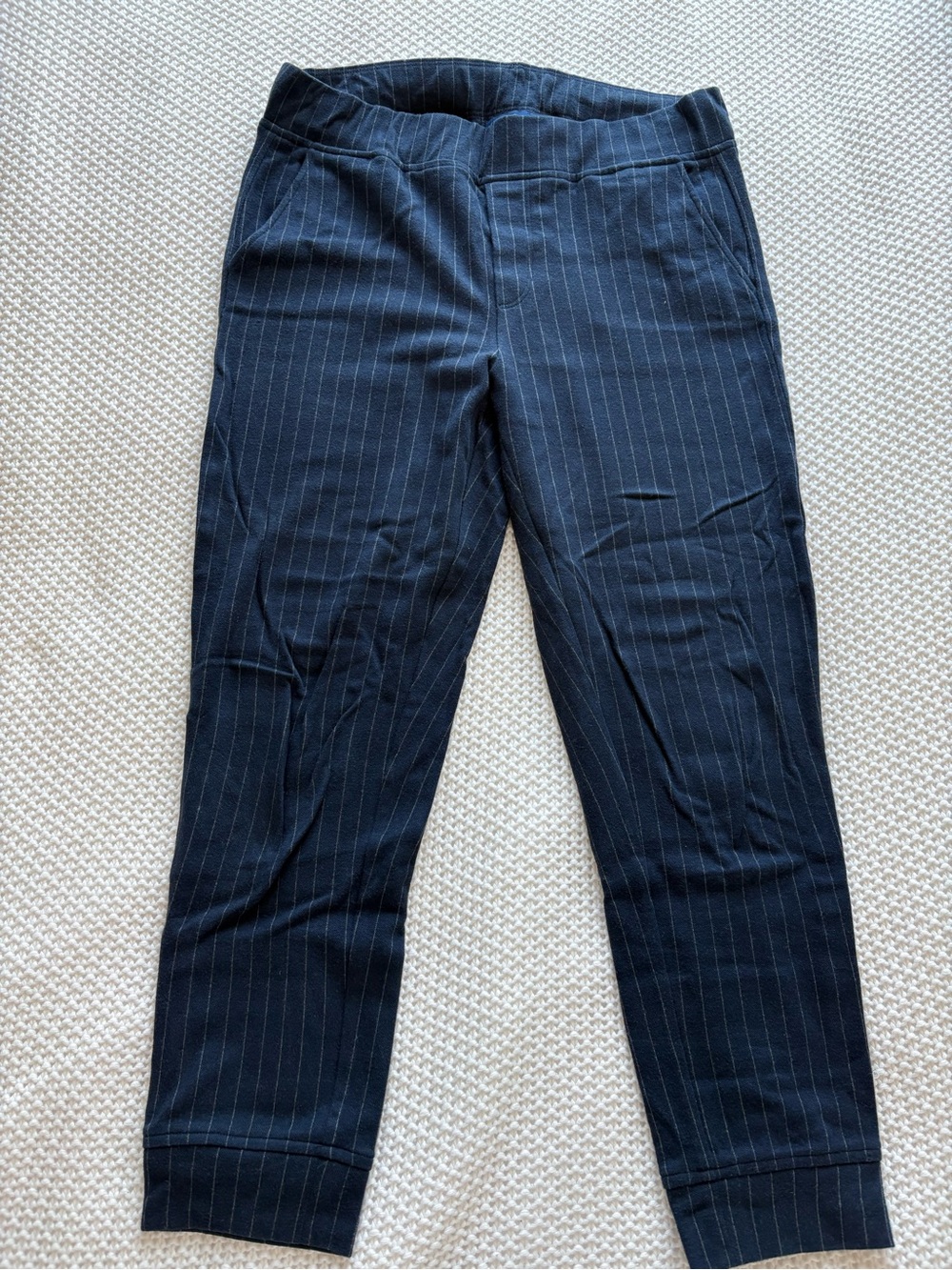 Ralph Lauren Navy Pinstripe Women's Stretch Pants
